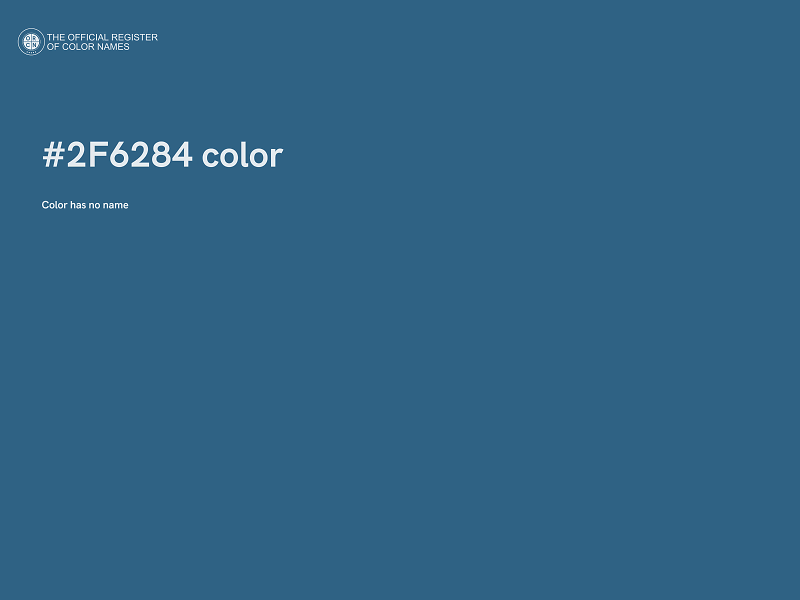 #2F6284 color image