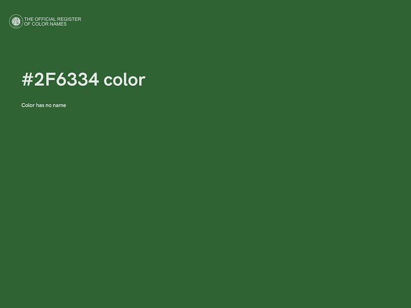 #2F6334 color image