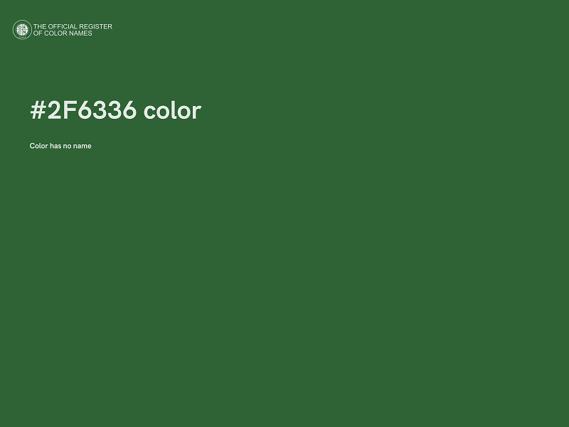 #2F6336 color image