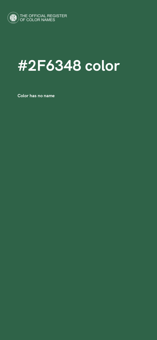 #2F6348 color image