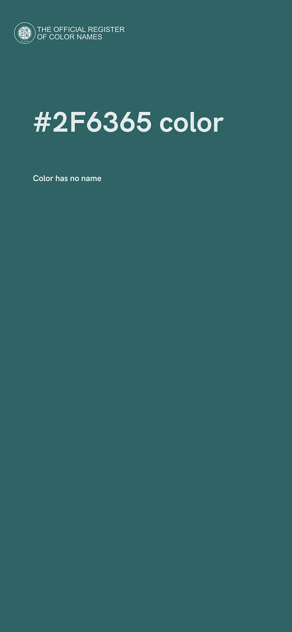 #2F6365 color image