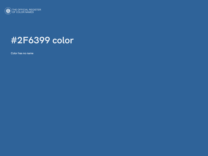 #2F6399 color image