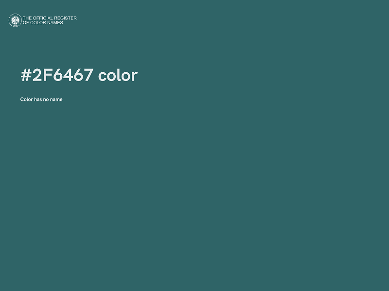 #2F6467 color image