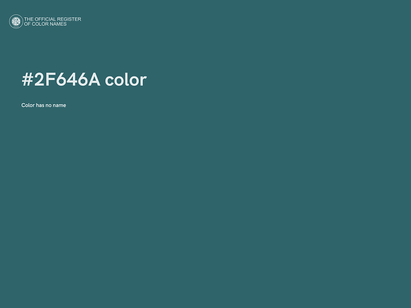 #2F646A color image