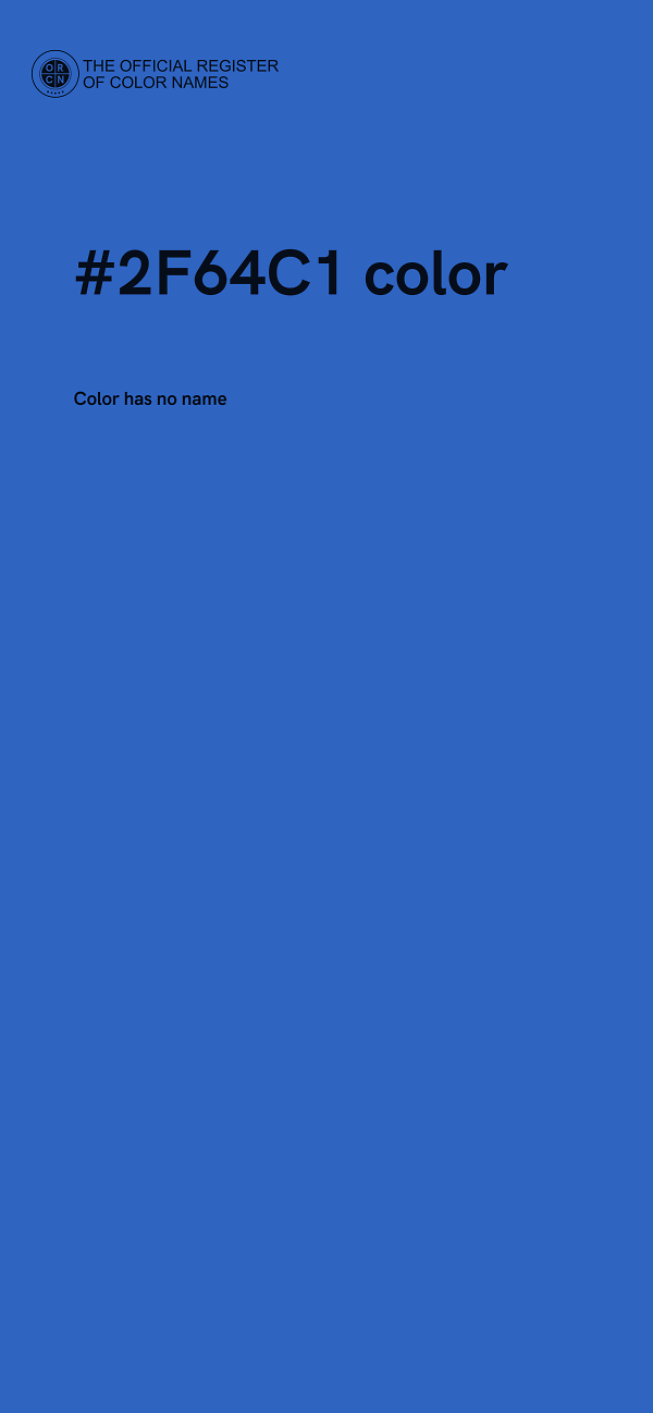 #2F64C1 color image