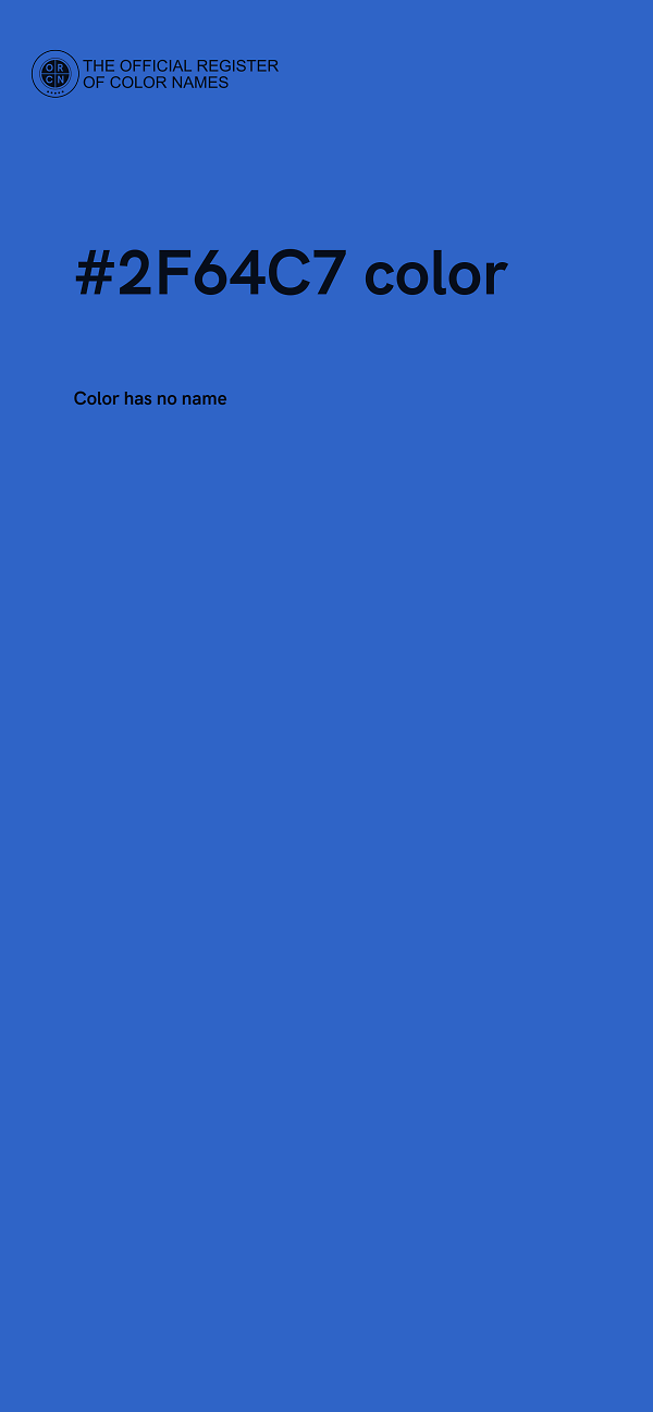 #2F64C7 color image