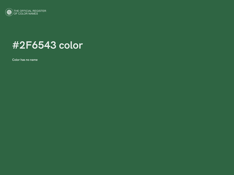 #2F6543 color image