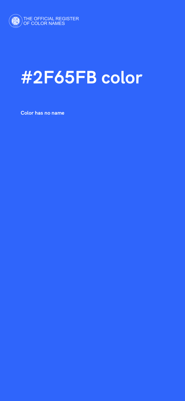 #2F65FB color image