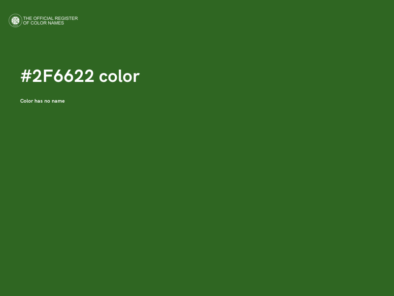 #2F6622 color image