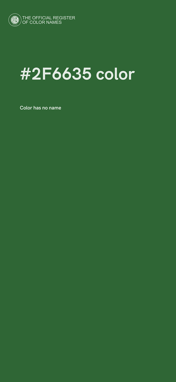 #2F6635 color image