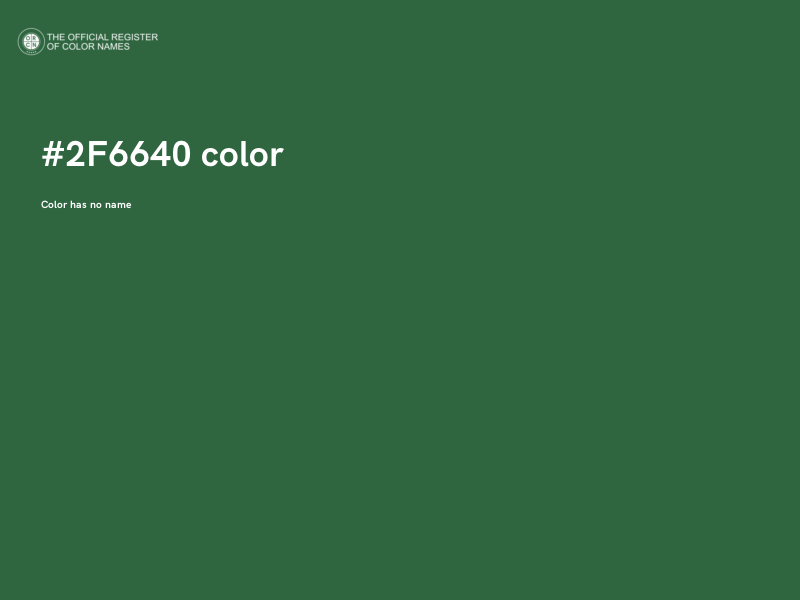 #2F6640 color image