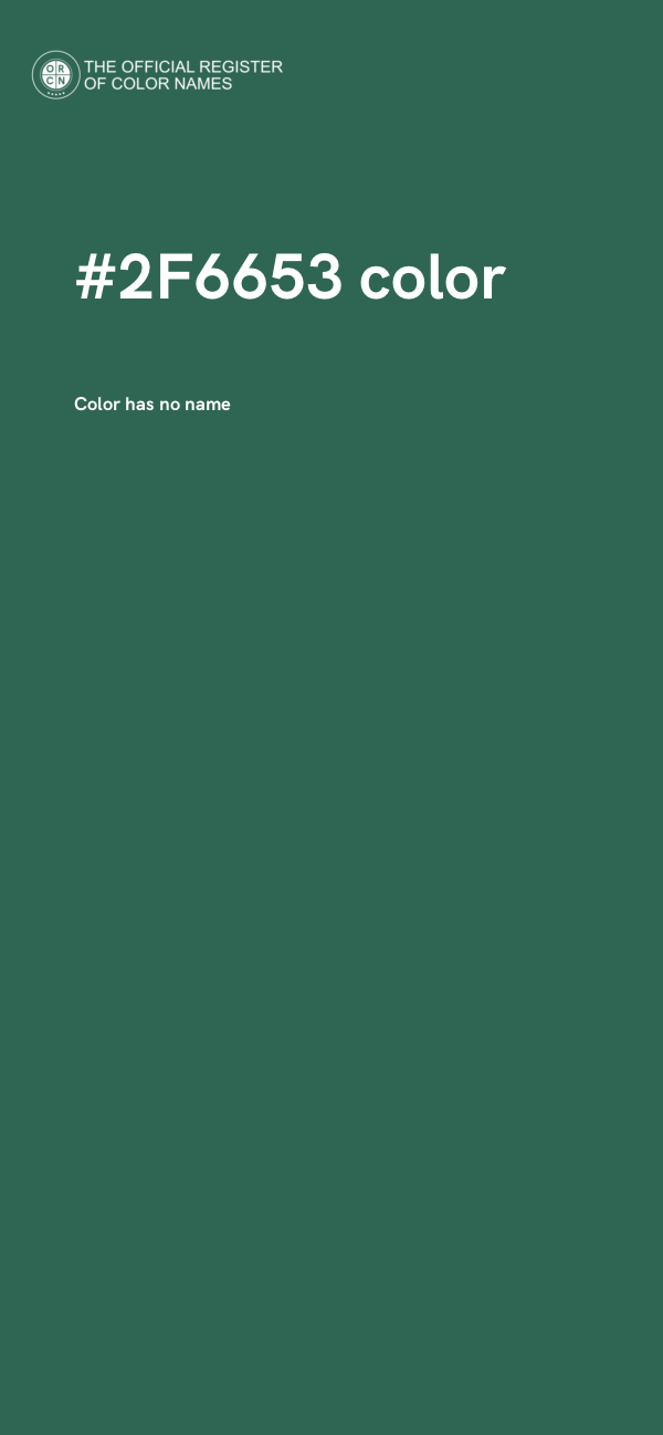 #2F6653 color image