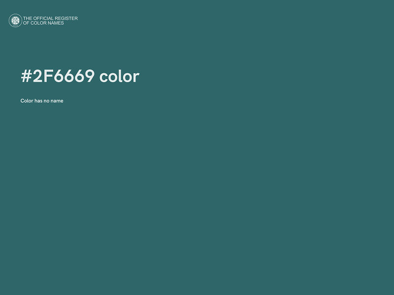 #2F6669 color image