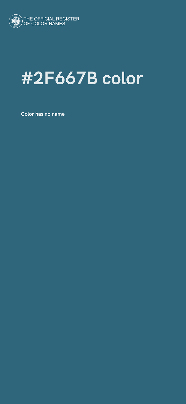 #2F667B color image