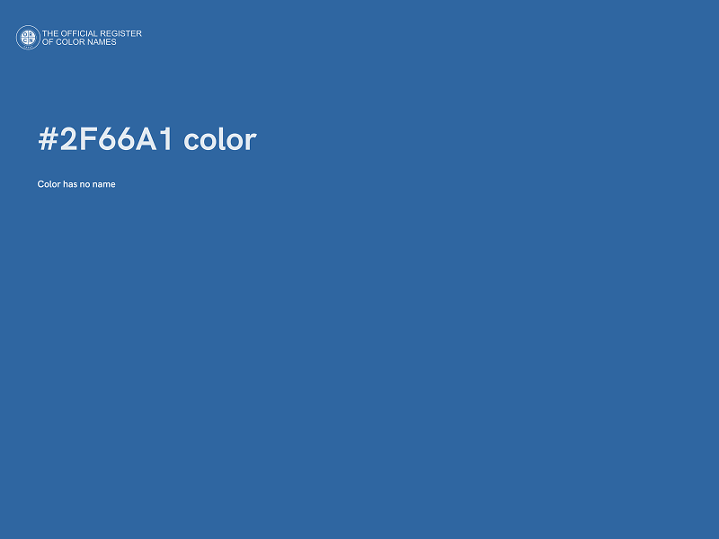 #2F66A1 color image