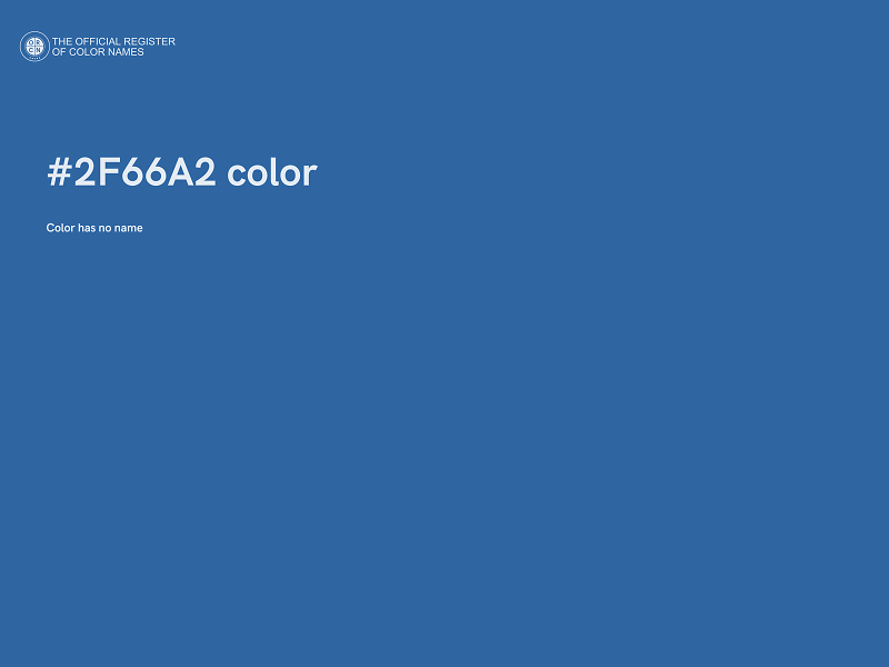 #2F66A2 color image