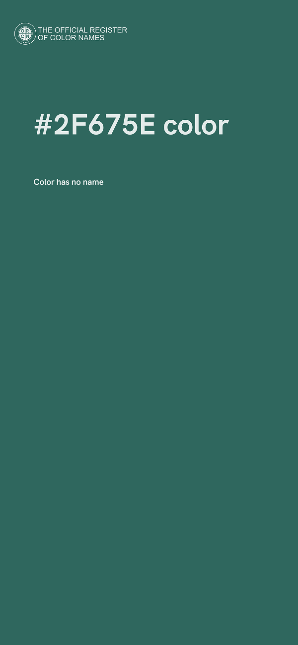 #2F675E color image