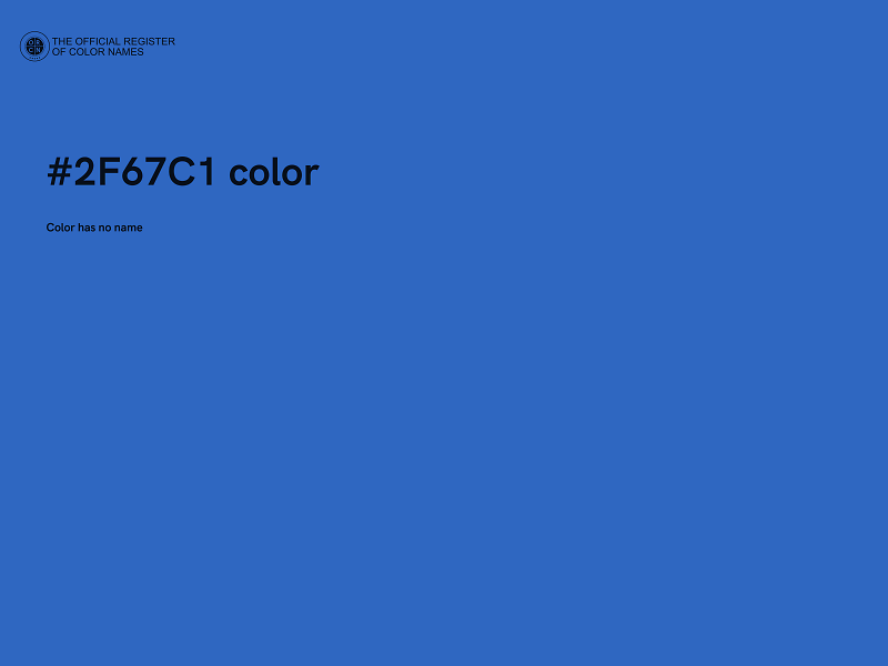 #2F67C1 color image