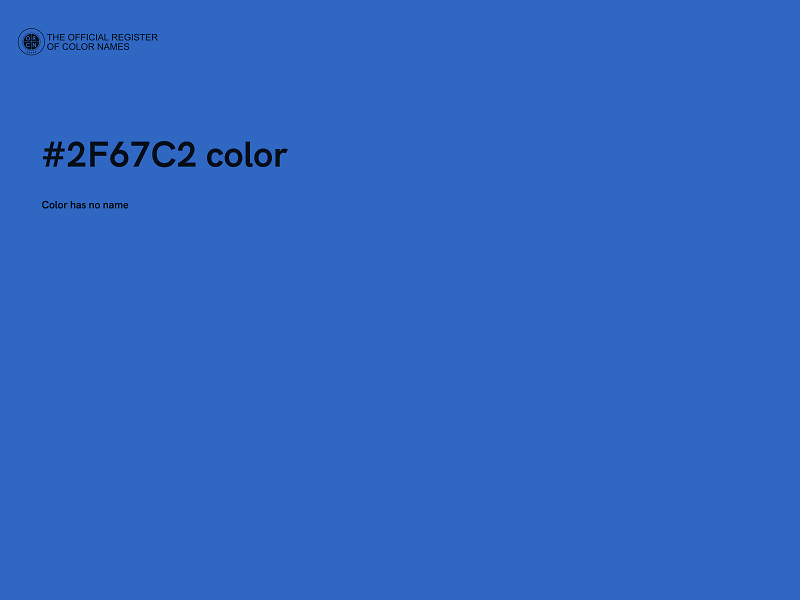 #2F67C2 color image