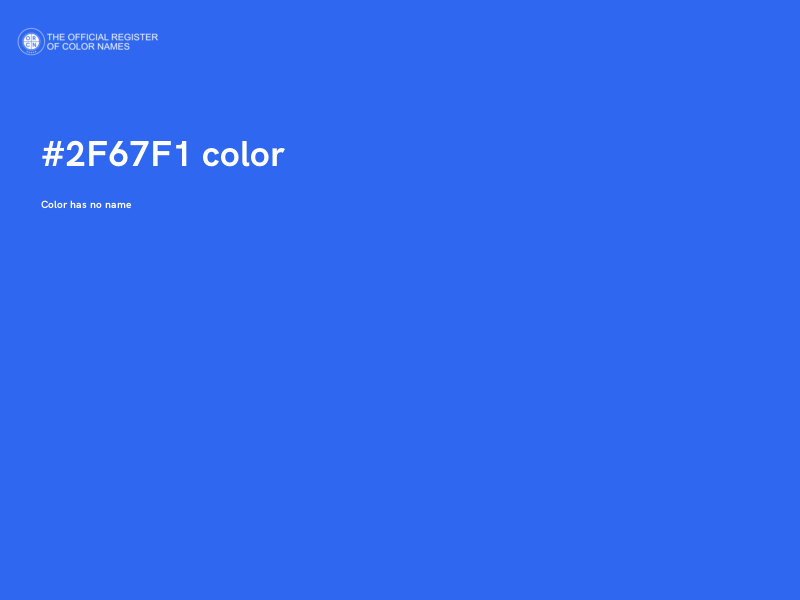 #2F67F1 color image
