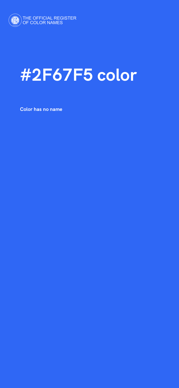 #2F67F5 color image
