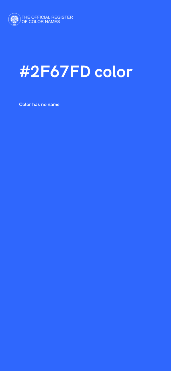 #2F67FD color image