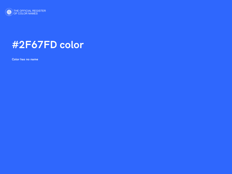 #2F67FD color image