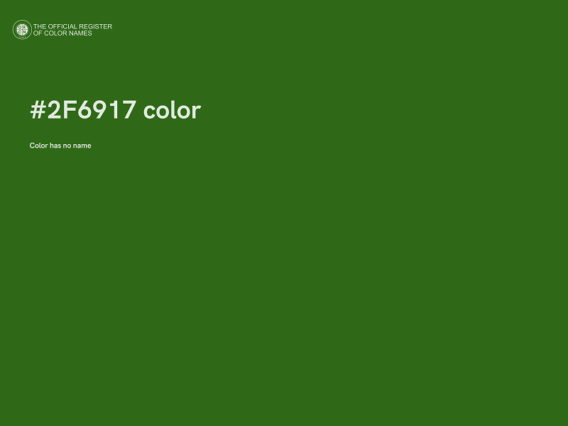 #2F6917 color image