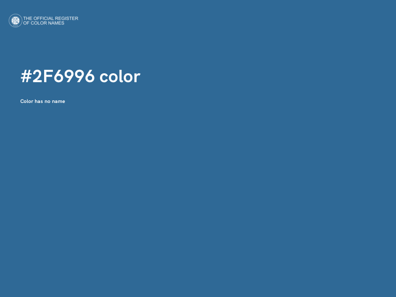 #2F6996 color image