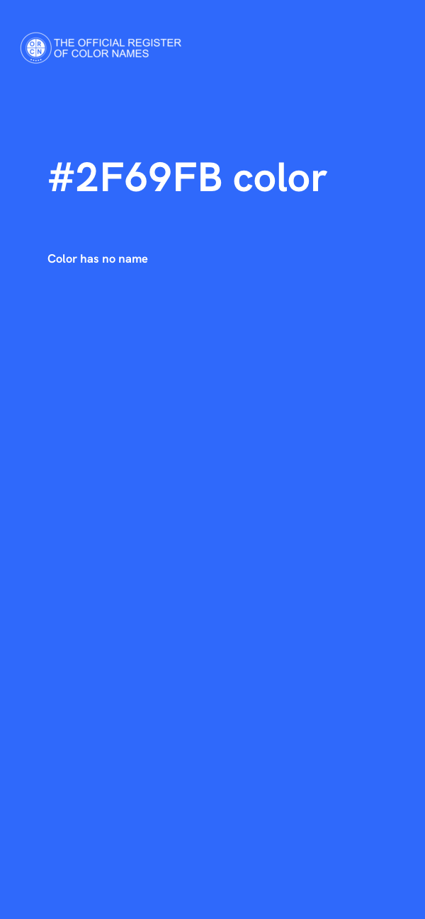 #2F69FB color image