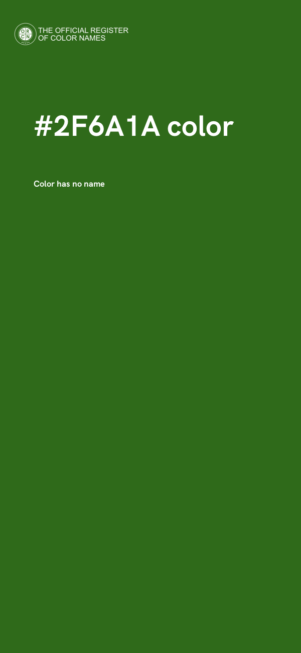 #2F6A1A color image