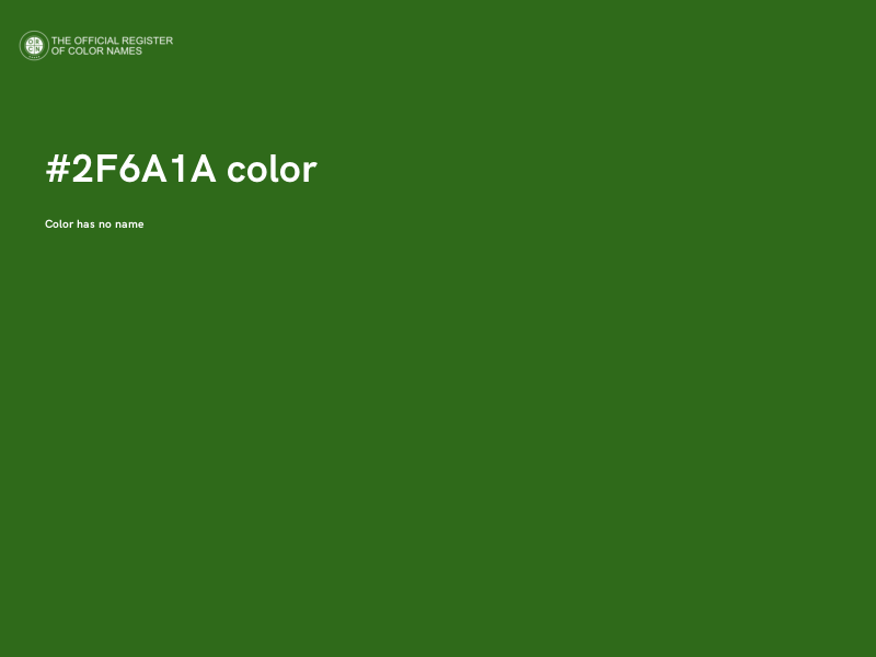 #2F6A1A color image