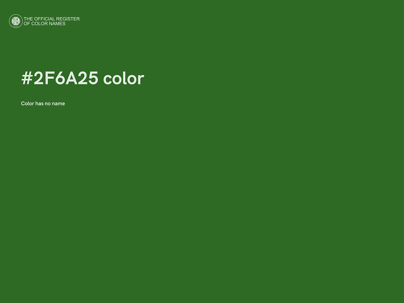 #2F6A25 color image