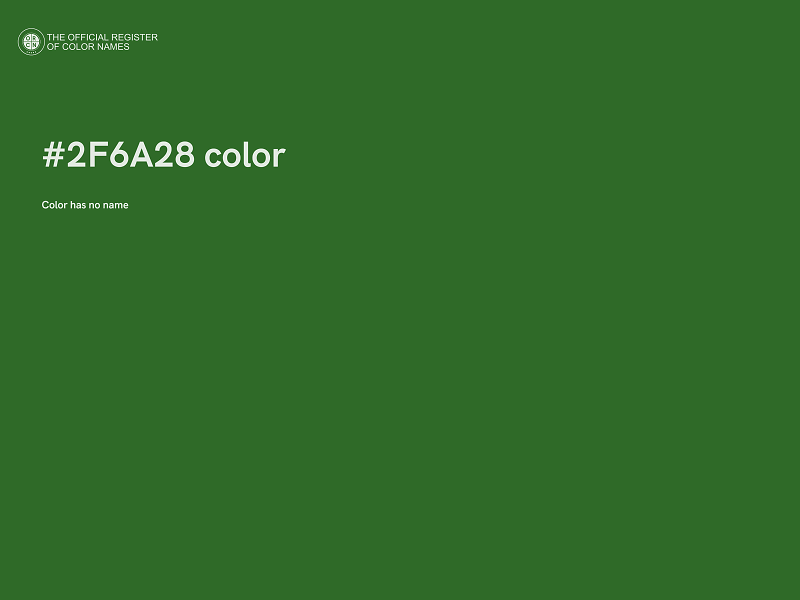 #2F6A28 color image