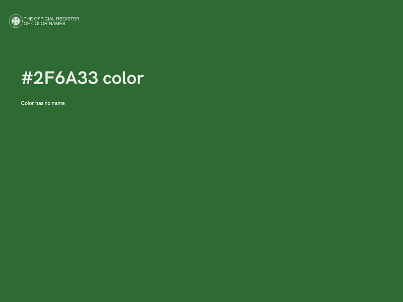 #2F6A33 color image