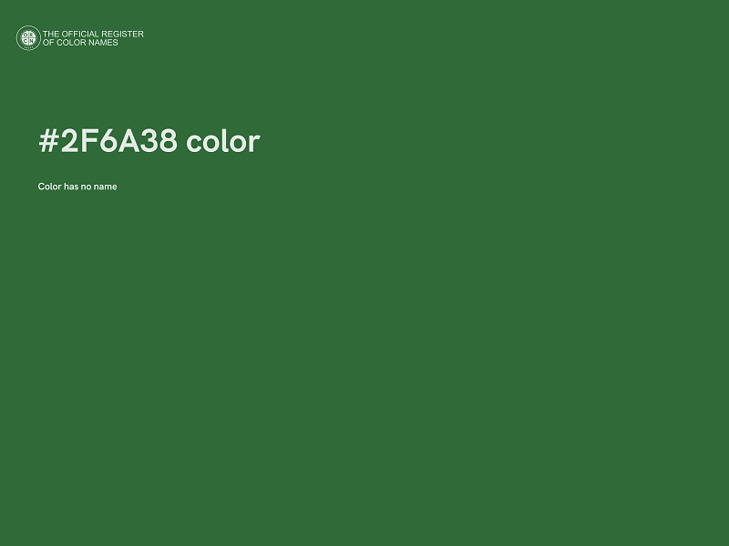 #2F6A38 color image