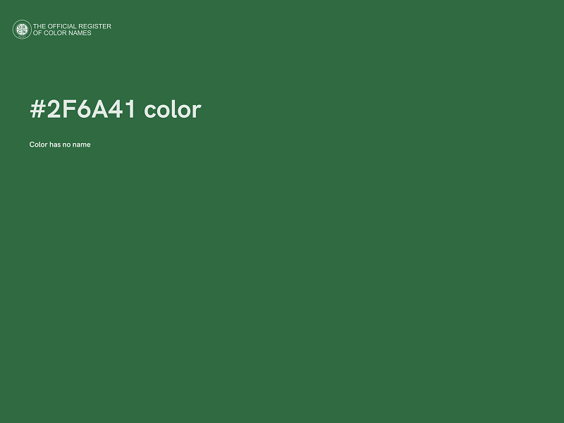 #2F6A41 color image