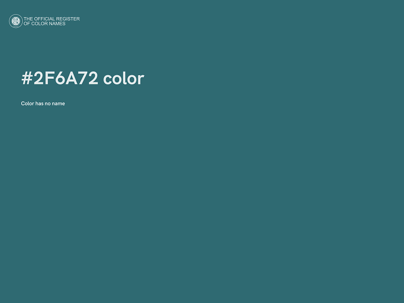 #2F6A72 color image