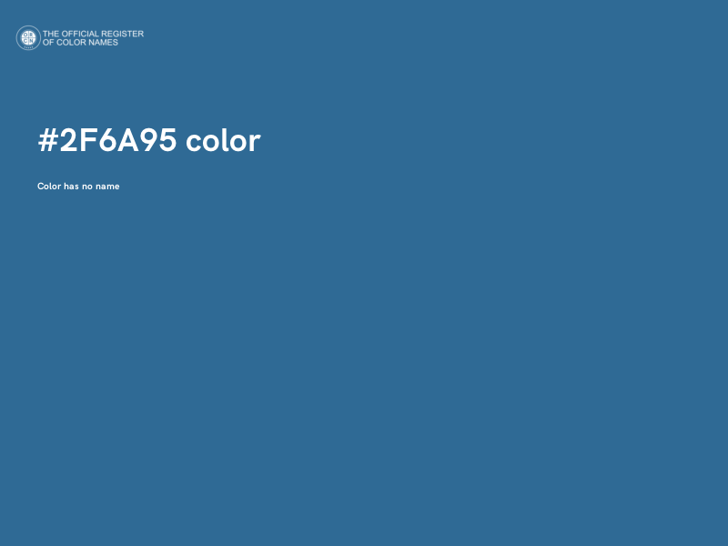 #2F6A95 color image