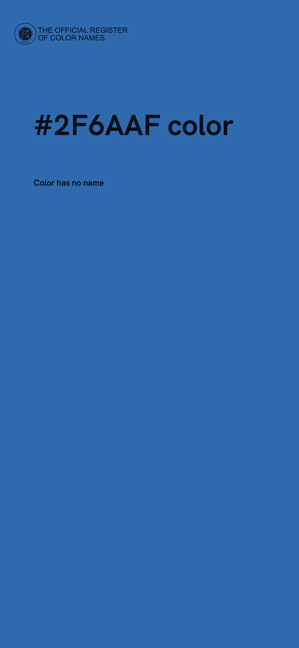 #2F6AAF color image