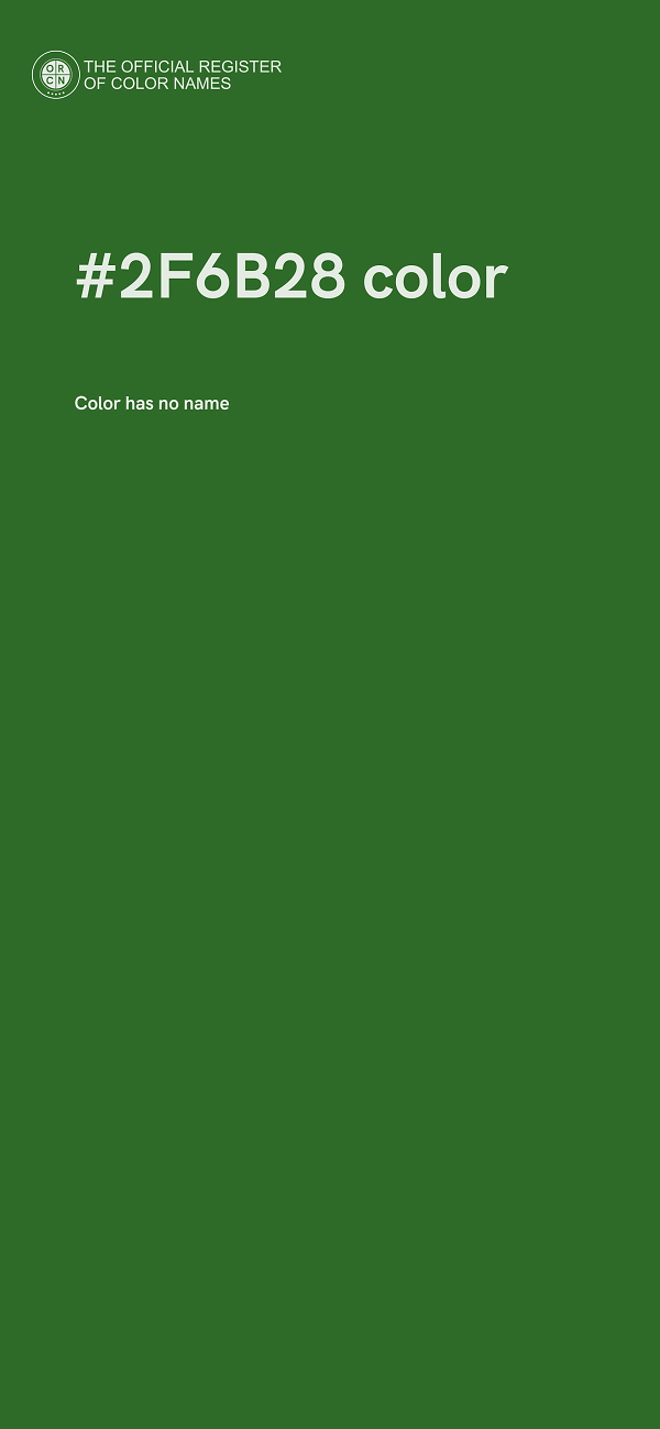 #2F6B28 color image