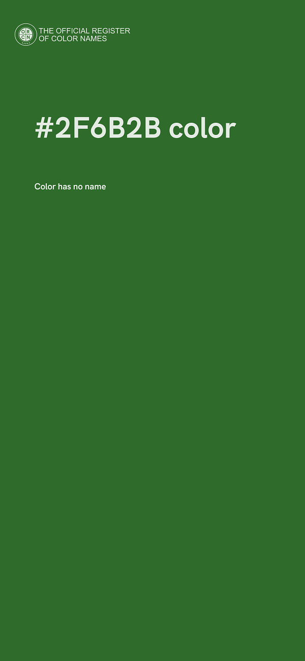 #2F6B2B color image