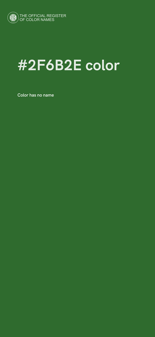 #2F6B2E color image