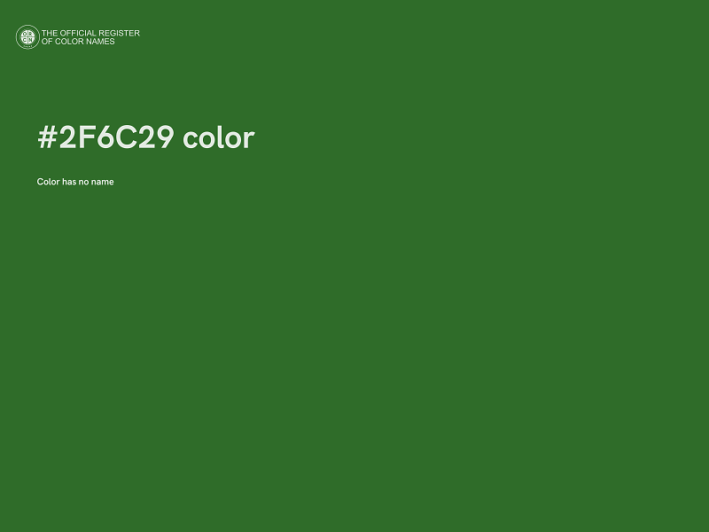 #2F6C29 color image