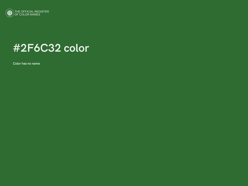 #2F6C32 color image