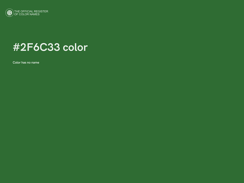 #2F6C33 color image