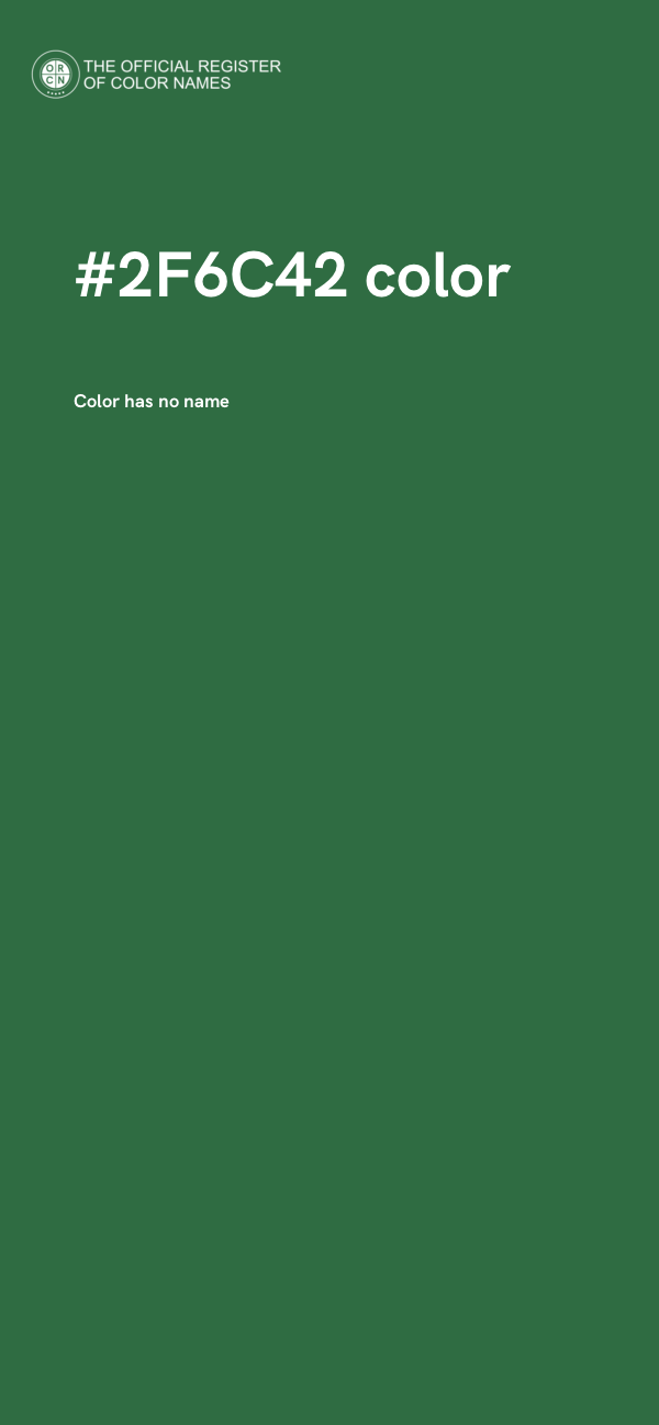 #2F6C42 color image