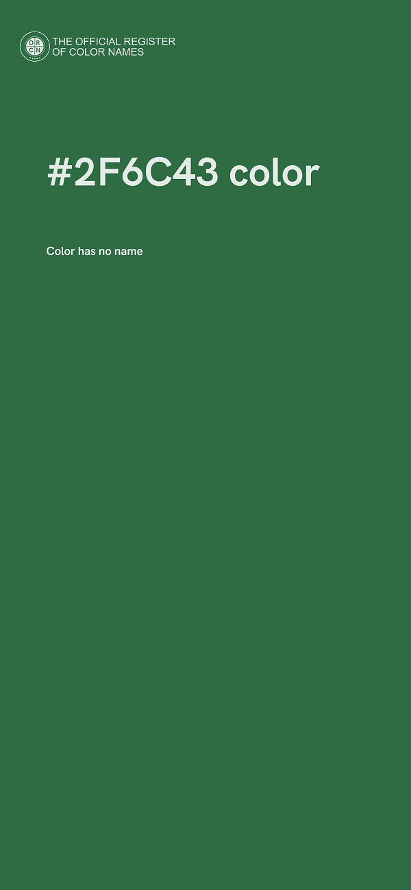 #2F6C43 color image