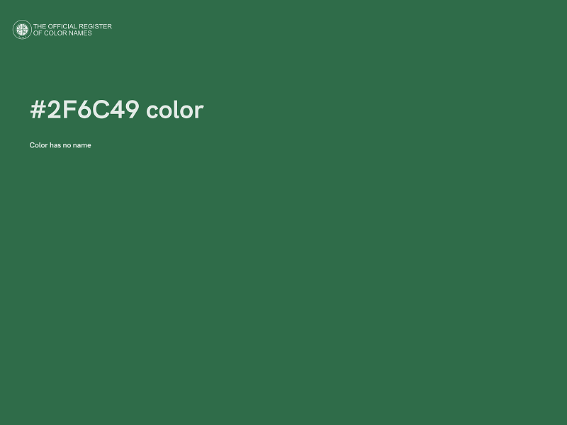 #2F6C49 color image