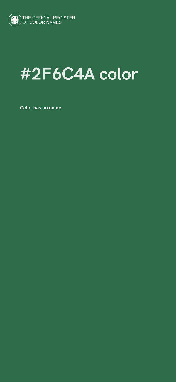 #2F6C4A color image